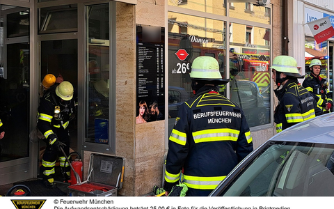 FW-M: Elektrobrand in Friseursalon (Neuhausen) - Foto: presseportal.de