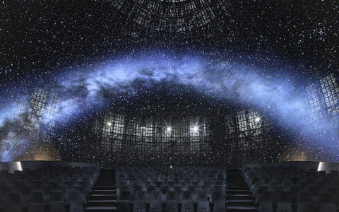 Nach Angaben einer Sprecherin ist das Planetarium in Prag nach dem Umbau eines der ersten volldigitalen LED-Planetarien der Welt. - Foto: Fotostudio Boysplaynice/Planetarium Prag/dpa