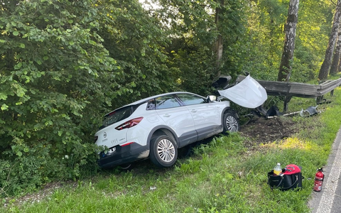 LPI-SHL: Endstation Leitplanke - Foto: presseportal.de