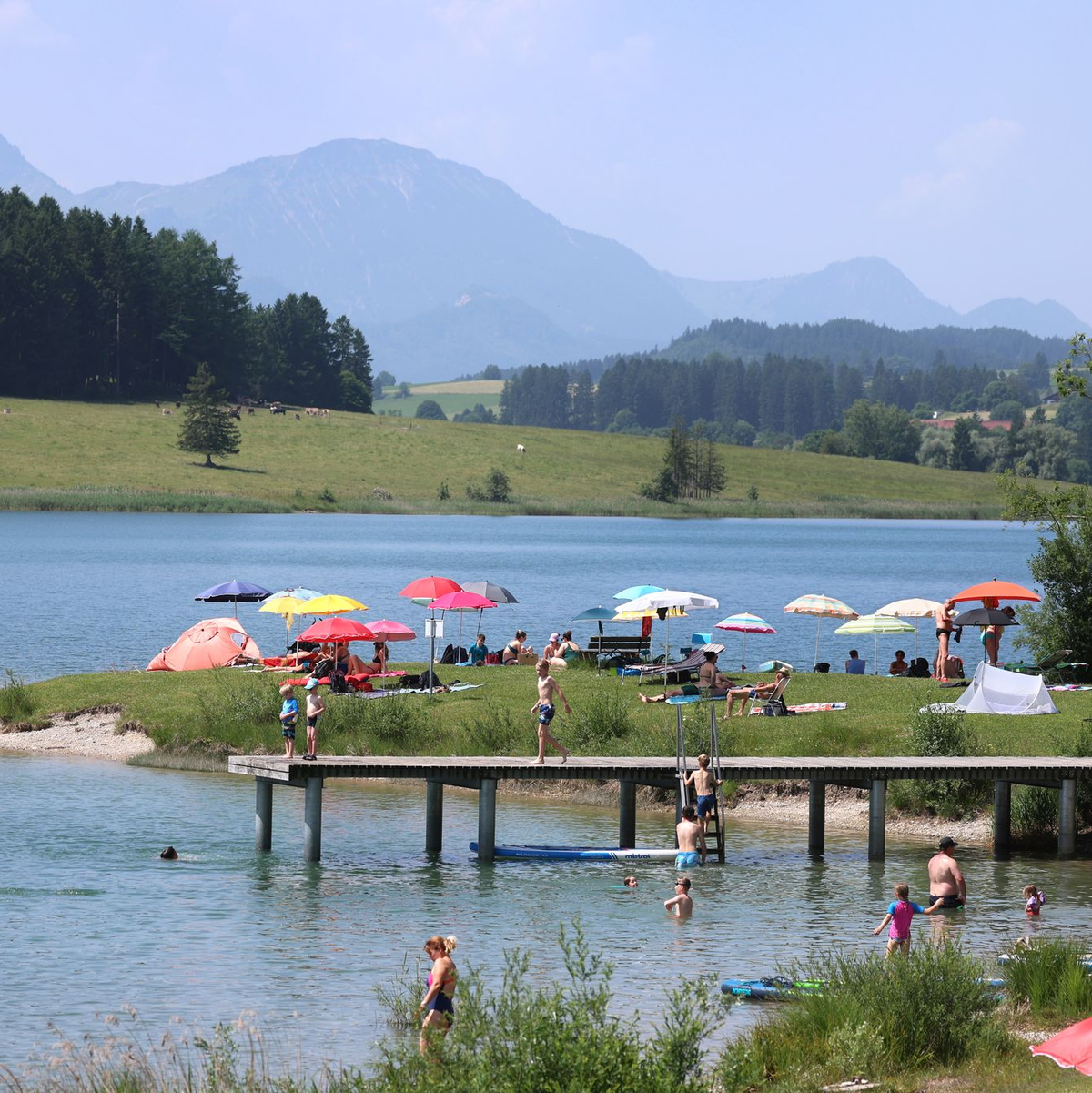 «Das wird definitiv am Sonntag nicht getoppt», sagte der DWD-Sprecher. - Foto: Karl-Josef Hildenbrand/dpa