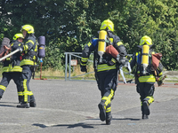 FW Rheingau-Taunus: Feuerwehrleistungsübung bei hochsommerlichen Temperaturen - Hohenstein - Breithardt verteidigt den Titel - Foto: presseportal.de