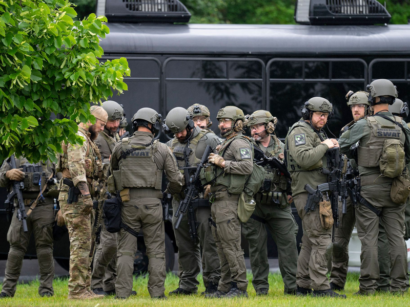 In Minnesota findet aktuell eine Großfahndung statt. - Foto: Alex Kormann/Star Tribune/AP/dpa