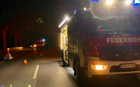 FW-Schermbeck: Verkehrsunfall auf der Weseler Straße - Foto: presseportal.de