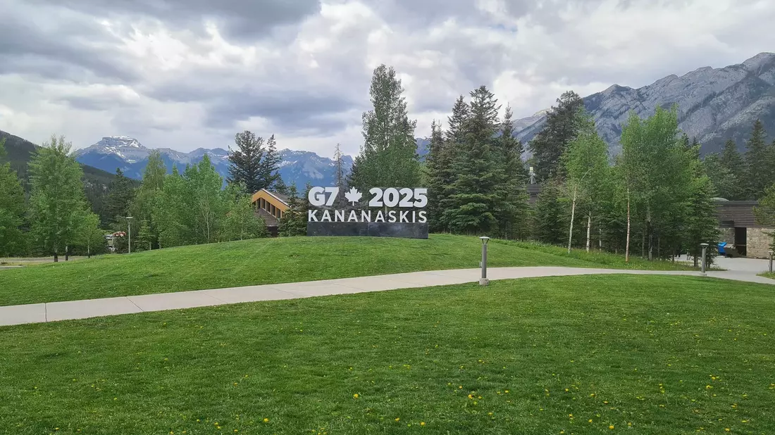 Die G7-Gipfel findet diesmal in Kanada statt.  - Bild: Sophia Weimer/dpa