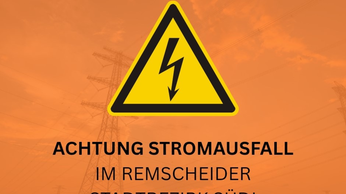 FW-RS: Stromausfall im Remscheider Stadtbezirk Süd - Foto: presseportal.de