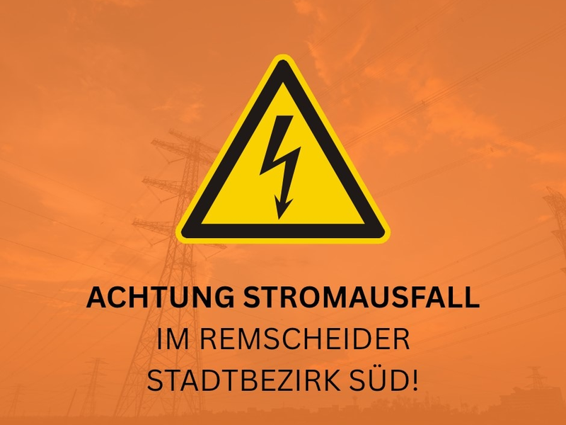 FW-RS: Stromausfall im Remscheider Stadtbezirk Süd - Foto: presseportal.de