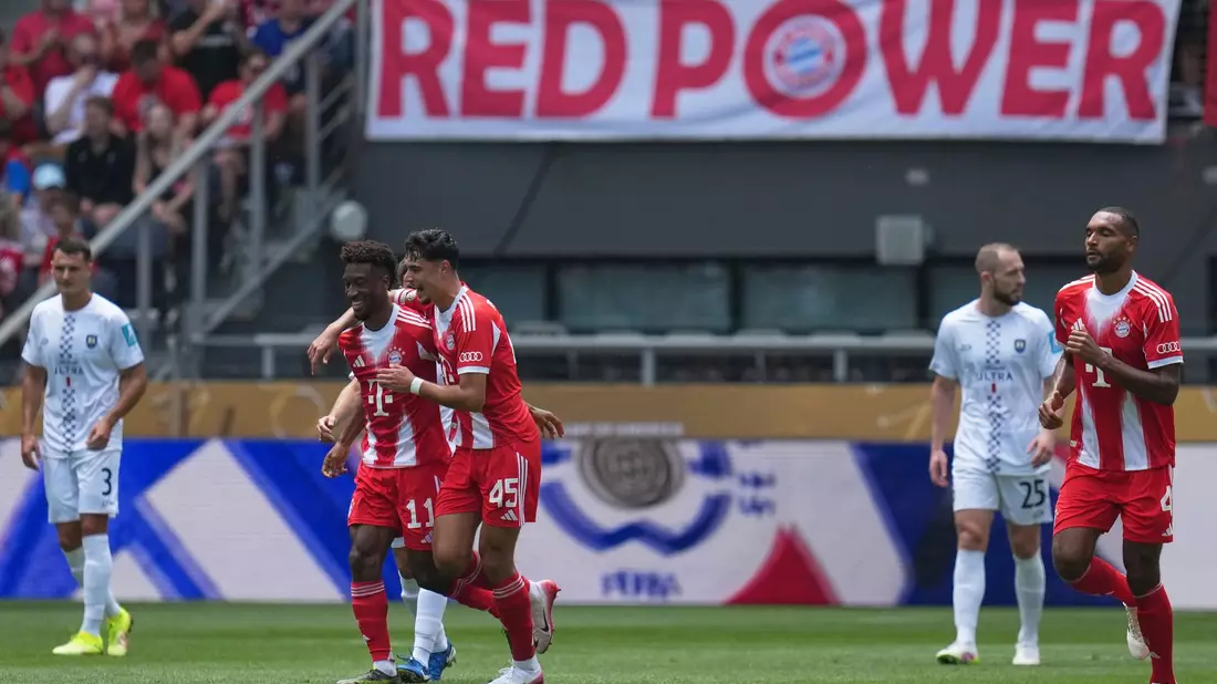 Zu viel Bayern-Power für Auckland. - Bild: Joshua A. Bickel/AP/dpa