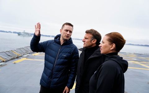 Macron und Frederiksen machen sich fĂŒr souverĂ€nes Grönland stark (Foto-aktuell). - Foto: Mads Claus Rasmussen/Ritzau Scanpix/AP/dpa Macron und Frederiksen machen sich fĂŒr souverĂ€nes Grönland stark (Foto-aktuell). - Foto: Mads Claus Rasmussen/Ritzau Scanpix/AP/dpa