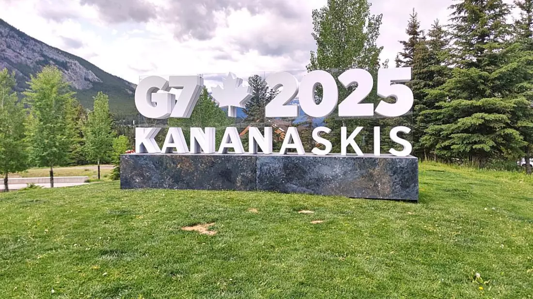 Logo von G7-Gipfel 2025 in Kanada am 15.06.2025 - Bild: über dts Nachrichtenagentur