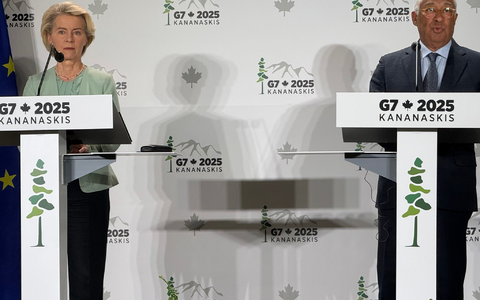 Hofft auf einen Waffenstillstand zwischen dem Iran und Israel: Frankreichs Präsident Emmanuel Macron. - Foto: Ansgar Haase/dpa