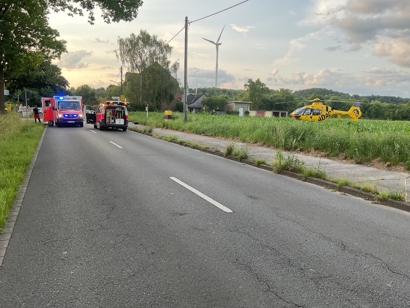 FW-DO: Verkehrsunfall zwischen einem Motorroller und einem PKW - Foto: presseportal.de