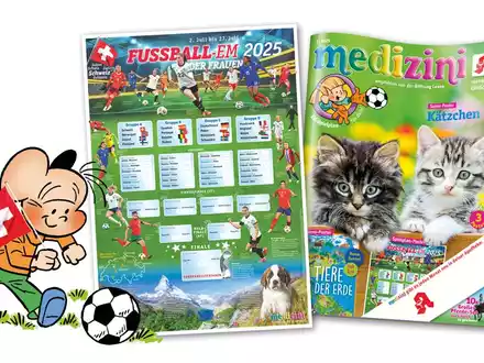 medizini verwandelt kleine Fans in EM-Experten: Das ultimative Frauen-Fußball-Poster ist da - Foto: presseportal.de