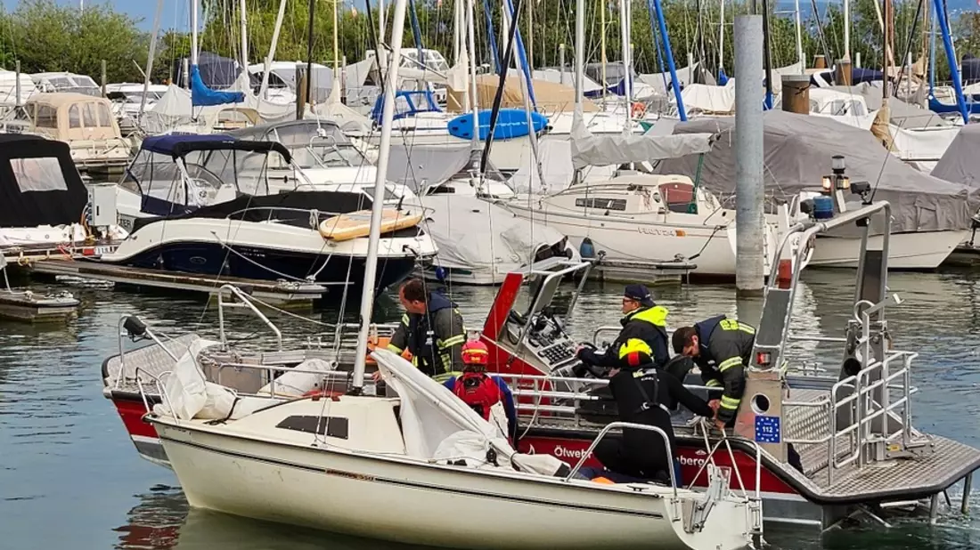 FW-Radolfzell: Doppelter Einsatz auf dem Bodensee - Bild: presseportal.de