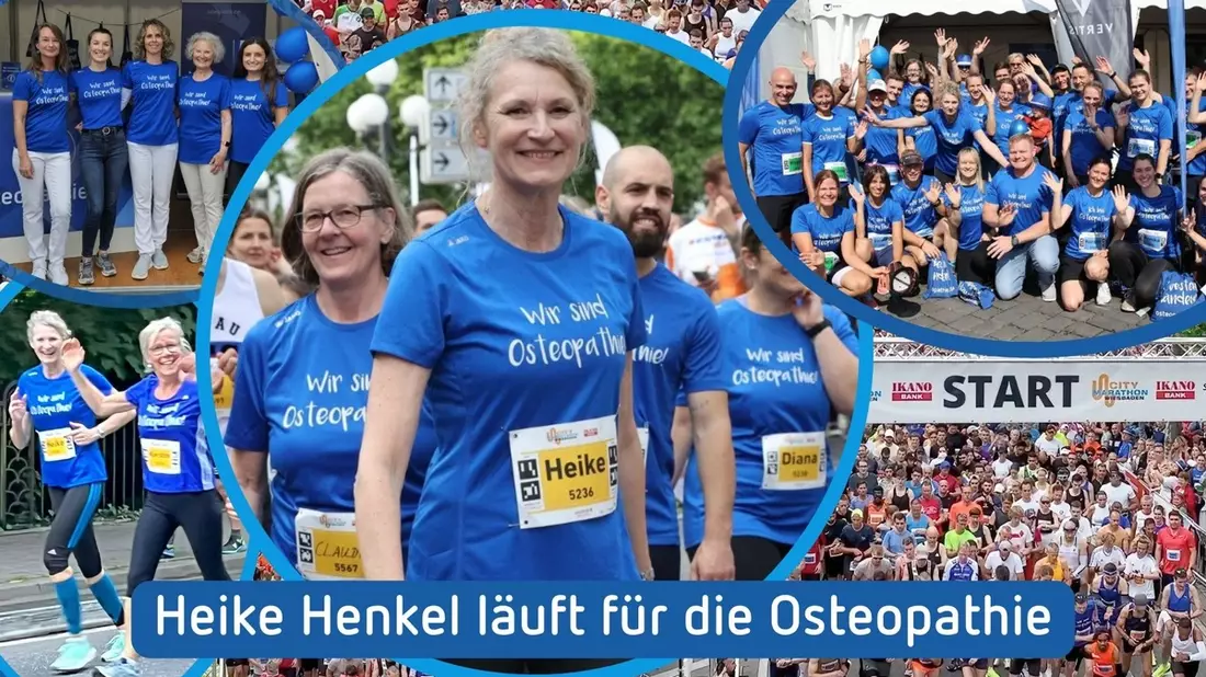 Mit Ausdauer für gesetzliche Anerkennung: Verband setzt starkes Zeichen beim Wiesbadener City Marathon / Heike Henkel läuft für die Osteopathie: VOD geht mit starkem Team ins Rennen - Bild: presseportal.de