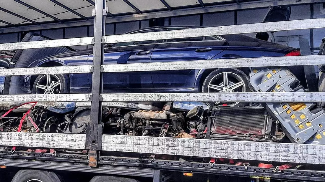 BPOL-KI: Bundespolizei stellt in Spanien gestohlenen Mercedes sicher - Bild: presseportal.de