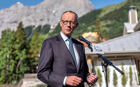 Friedrich Merz am 16.06.2025 - Foto: Michael Kappeler/Pool, über dts Nachrichtenagentur