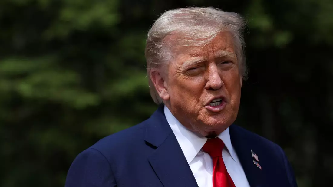 US-Präsident Trump kehrt vorzeitig vom G7-Gipfel in Kanada zurück.  - Bild: Suzanne Plunkett/PA Wire/dpa