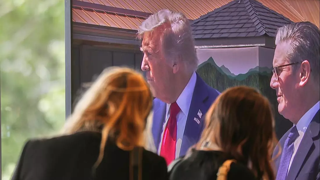 Donald Trump und Keir Starmer am 16.06.2025 - Bild: über dts Nachrichtenagentur