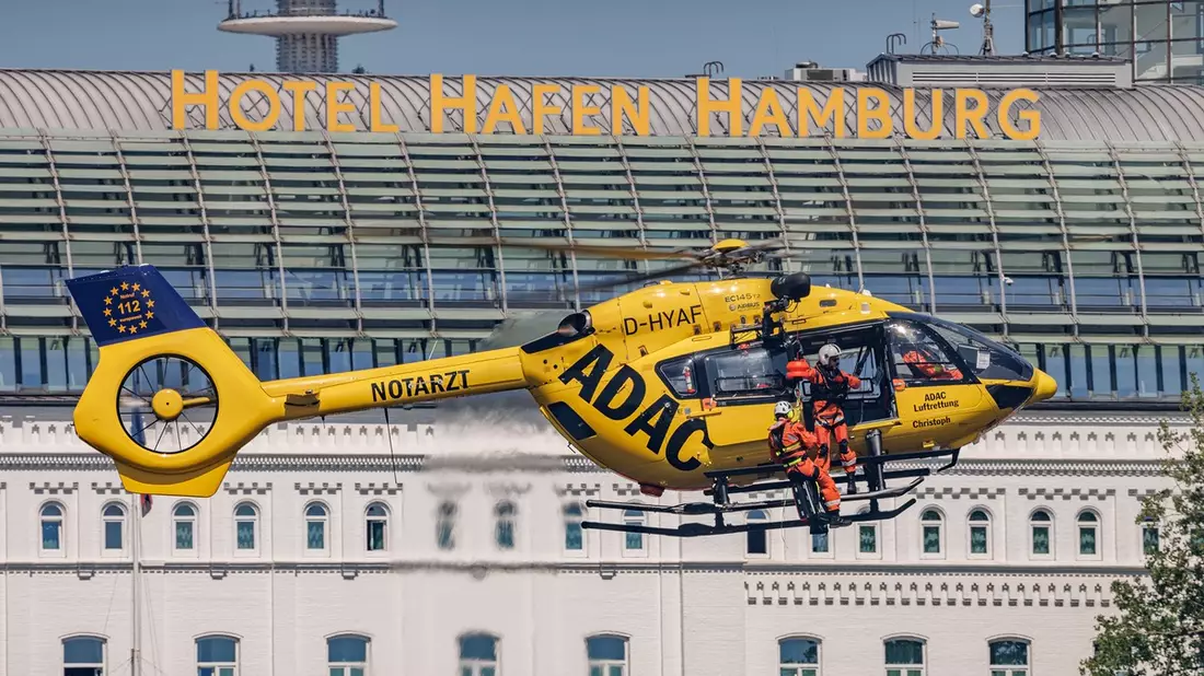Christoph Hansa fliegt weiter in Gelb - Bild: presseportal.de