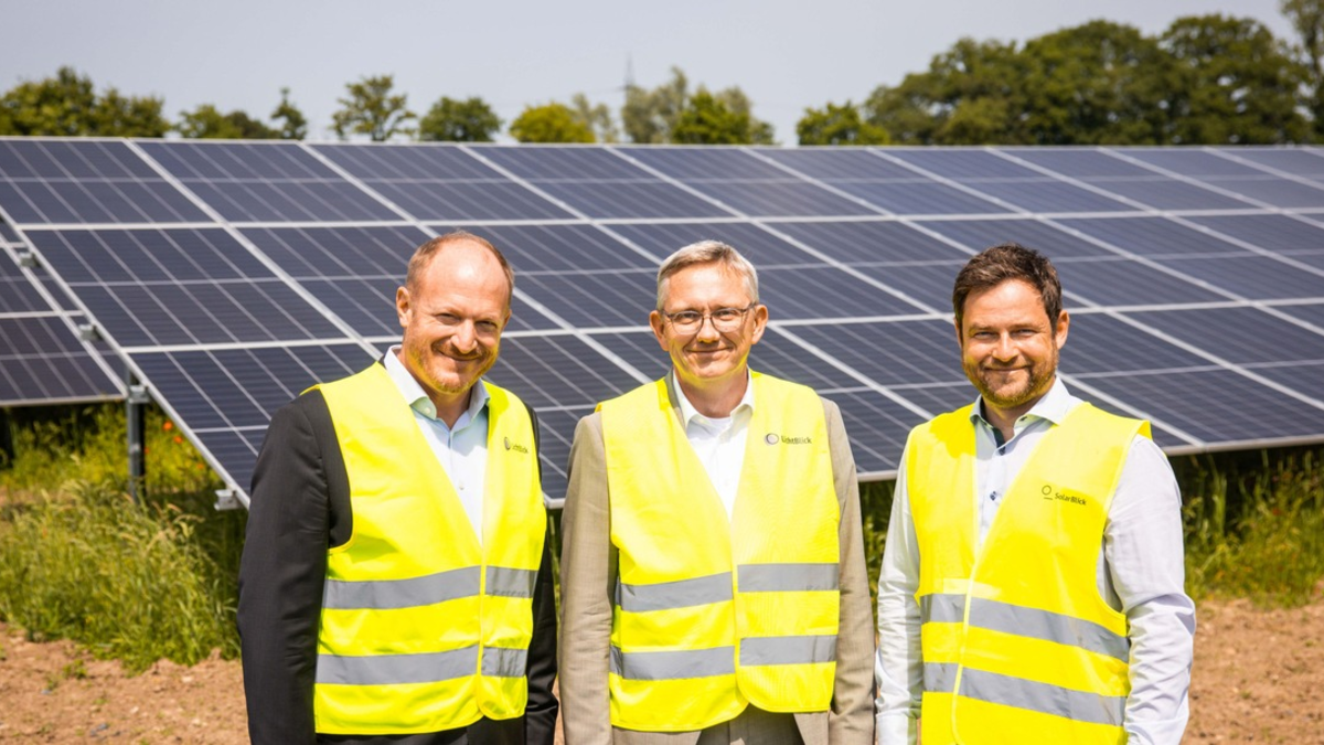 Im Münsterland: Neuer Solarpark von LichtBlick versorgt BENTELER künftig mit Grünstrom - Foto: presseportal.de