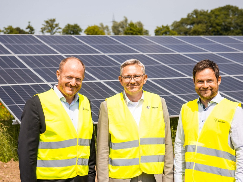 Im Münsterland: Neuer Solarpark von LichtBlick versorgt BENTELER künftig mit Grünstrom - Foto: presseportal.de