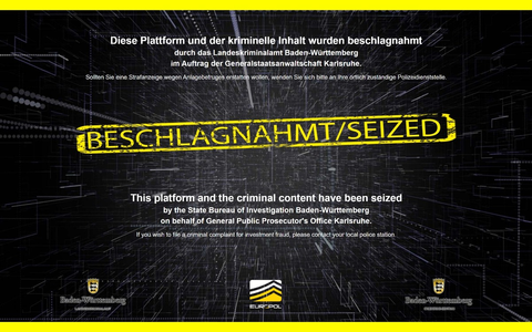 LKA-BW: Gemeinsame PM der Generalstaatsanwaltschaft Karlsruhe und des LKA BW Meilenstein im Kampf gegen internationalen Cybertrading-Betrug: Cybercrime-Zentrum und LKA BW nehmen 796 illegale Domains vom Netz - Foto: presseportal.de