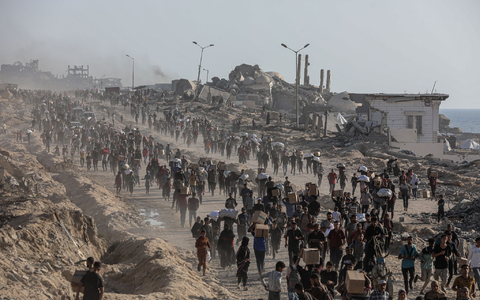 Nach palästinensischen Angaben sollen in der Nähe eines Verteilzentrums für humanitäre Hilfe wieder Menschen getötet worden sein. (Archivbild) - Foto: Omar Ashtawy/APA Images via ZUMA Press Wire/dpa