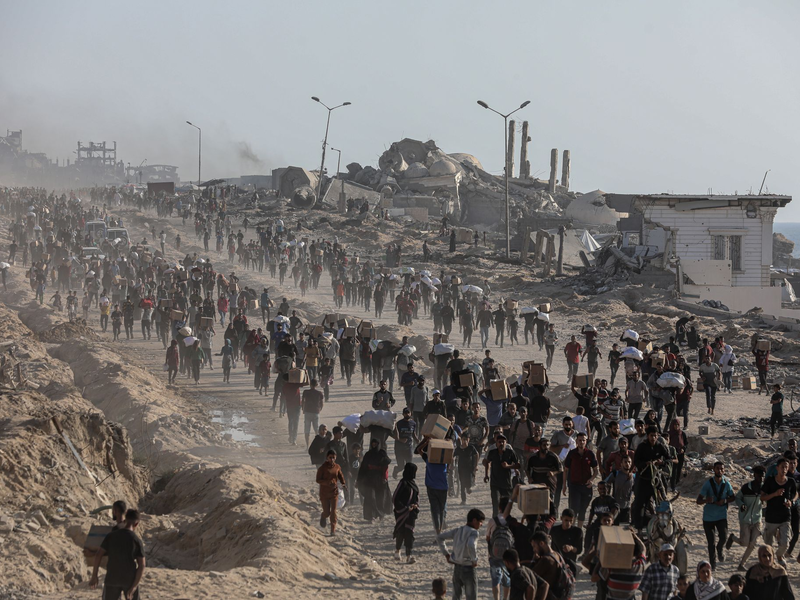 Nach palästinensischen Angaben sollen in der Nähe eines Verteilzentrums für humanitäre Hilfe wieder Menschen getötet worden sein. (Archivbild) - Foto: Omar Ashtawy/APA Images via ZUMA Press Wire/dpa
