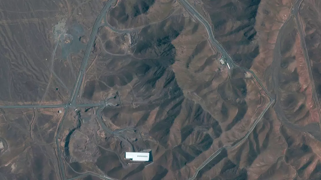 Die Atomanlage in Fordo ist das Kernstück des iranischen Atomprogramms. (Archivbild) - Bild: ---/Satellite image ©2019 Maxar Technologies/AP/dpa