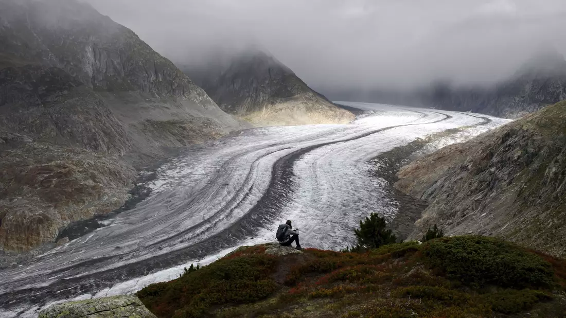 Der Klimawandel sorgt für einen Temperaturanstieg im Permafrost (Archivbild) - Bild: Anthony Anex/KEYSTONE/dpa