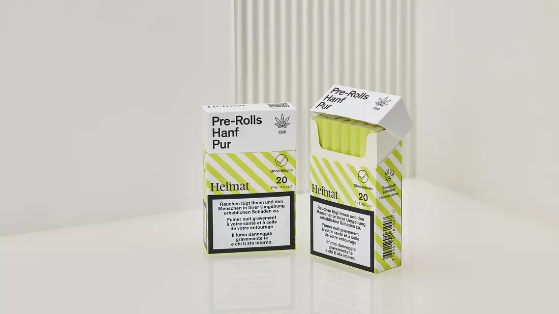 Heimat-CBD-Zigaretten - Produktabbildung - Bild: © Heimat Manufaktur AG über pressetext.de