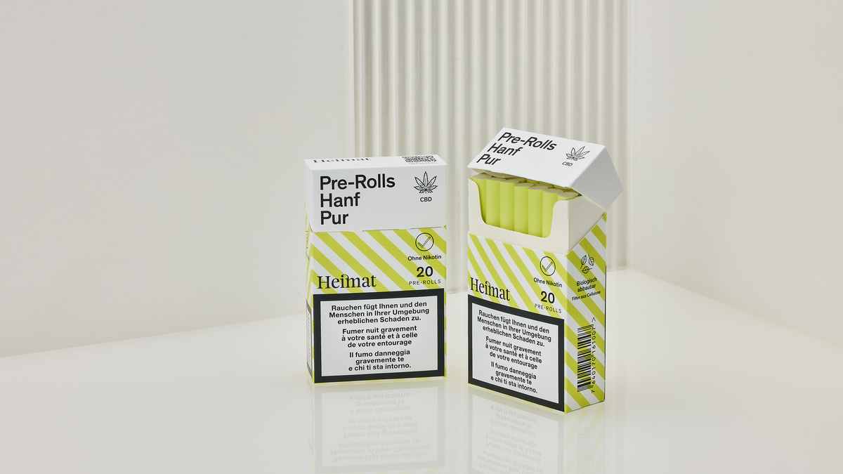 Heimat-CBD-Zigaretten - Produktabbildung - Foto: © Heimat Manufaktur AG über pressetext.de