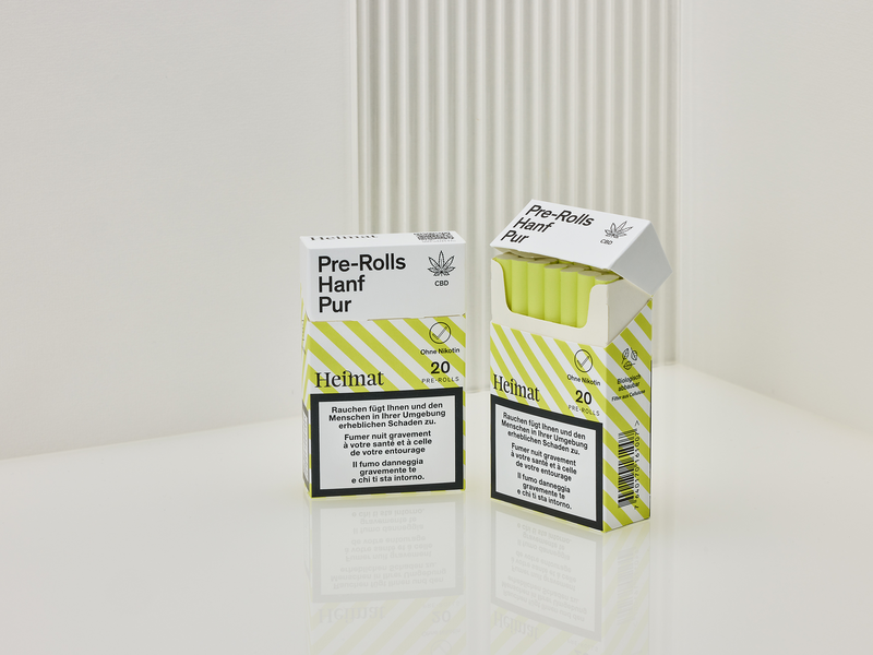 Heimat-CBD-Zigaretten - Produktabbildung - Foto: © Heimat Manufaktur AG über pressetext.de