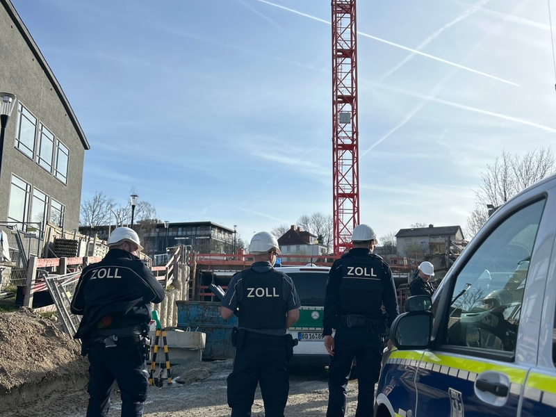 HZA-GI: Schwerpunktkontrollen des Zolls auf Baustellen in ganz Deutschland Auch in Nord-, Ost- und Mittelhessen Verstöße festgestellt - Foto: presseportal.de