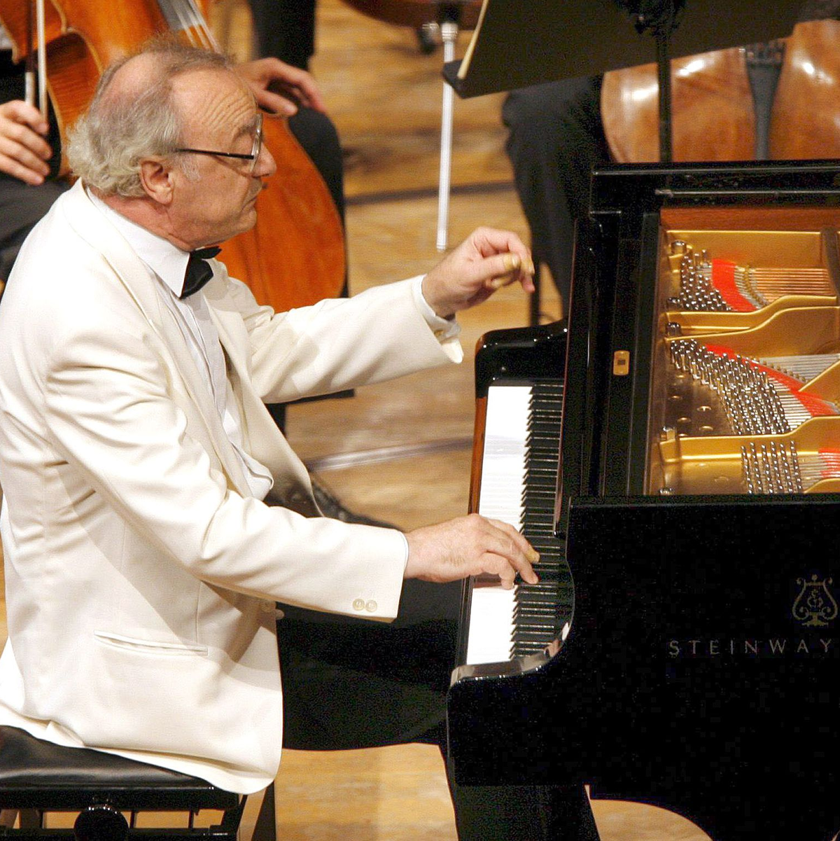 Der Pianist Alfred Brendel 2006 in Luzern. - Foto: Keystone/EPA/dpa