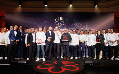 «Glücklich und dankbar bin ich, dass unser Berufsstand hier vom Guide Michelin so wertgeschätzt wird», sagte Christoph Rüffer vom Restaurant Haerlin in Hamburg.  - Foto: Lando Hass/dpa
