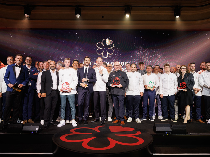 «Glücklich und dankbar bin ich, dass unser Berufsstand hier vom Guide Michelin so wertgeschätzt wird», sagte Christoph Rüffer vom Restaurant Haerlin in Hamburg.  - Foto: Lando Hass/dpa