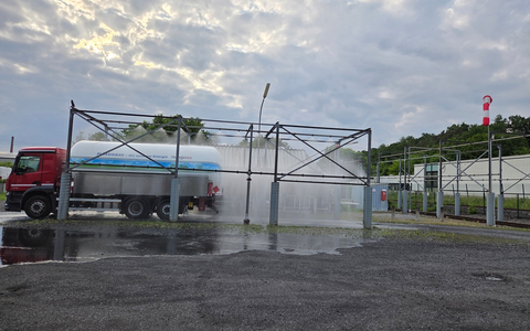 FW-AR: Feuerwehrübung beim TRANSGAS - Löschzug Bruchhausen-Niedereimer im Einsatz - Foto: presseportal.de