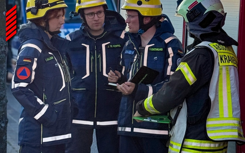 FW Kranenburg: Realitätsnahe Einsatzübung mit tierischer Unterstützung - Foto: presseportal.de