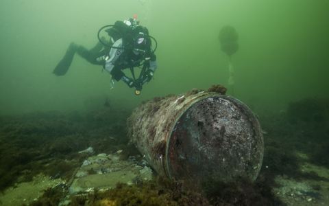 Für den Experten Jens Greinert ist eine Bergung der Munitionsaltlasten aus den küstennahen Ostseegewässern in Deutschland bis Ende der 2040er Jahre möglich. (Symbolbild) - Foto: Jana Ulrich/Forschungstauchzentrum CAU Kiel/dpa