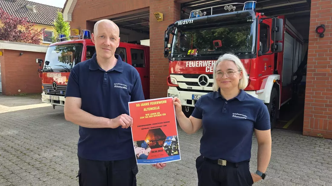 FW Celle: 90 Jahre Ortsfeuerwehr Altencelle - Tag der offenen Tür mit buntem Programm für die ganze Familie - Bild: presseportal.de
