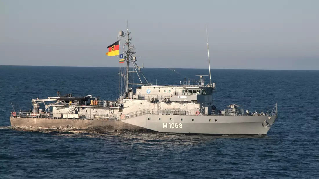 Minenjagdboot Datteln kehrt von NATO-Einsatz zurück - Bild: presseportal.de