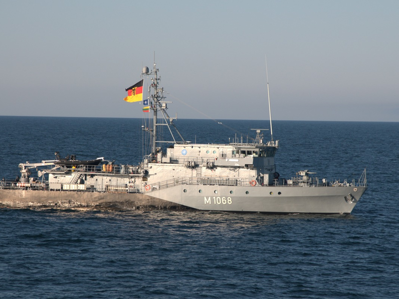 Minenjagdboot Datteln kehrt von NATO-Einsatz zurück - Foto: presseportal.de