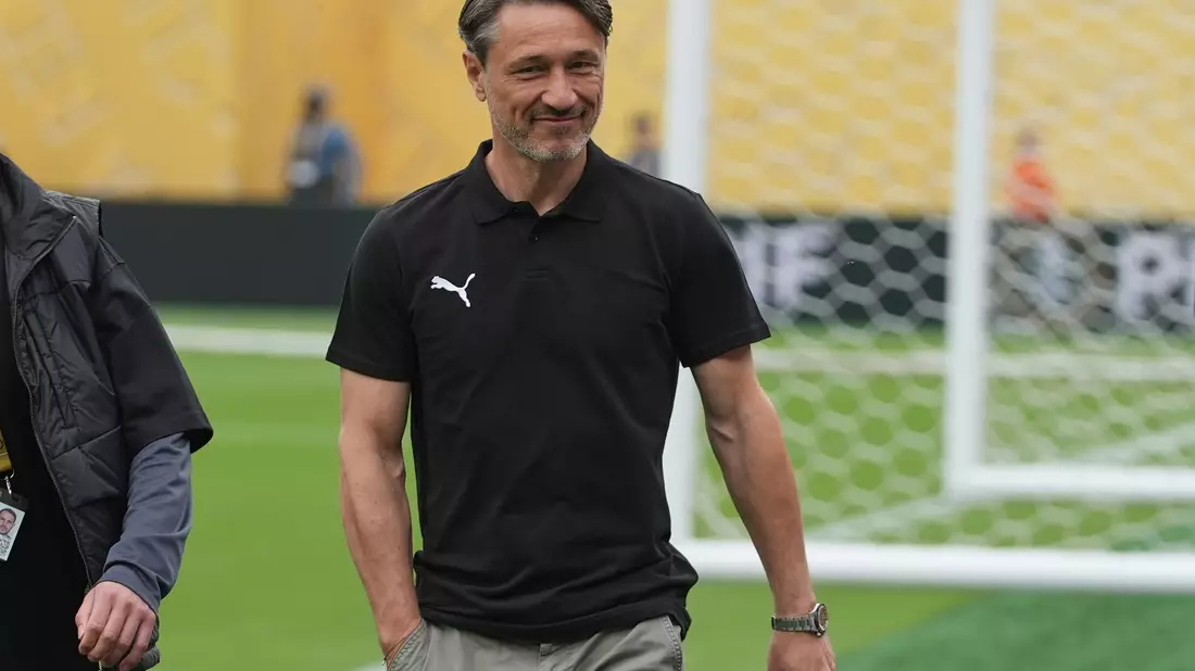 Trainer Niko Kovac blieb trotz des schlechten Spiels seines Teams gelassen. - Bild: Frank Franklin II/AP/dpa