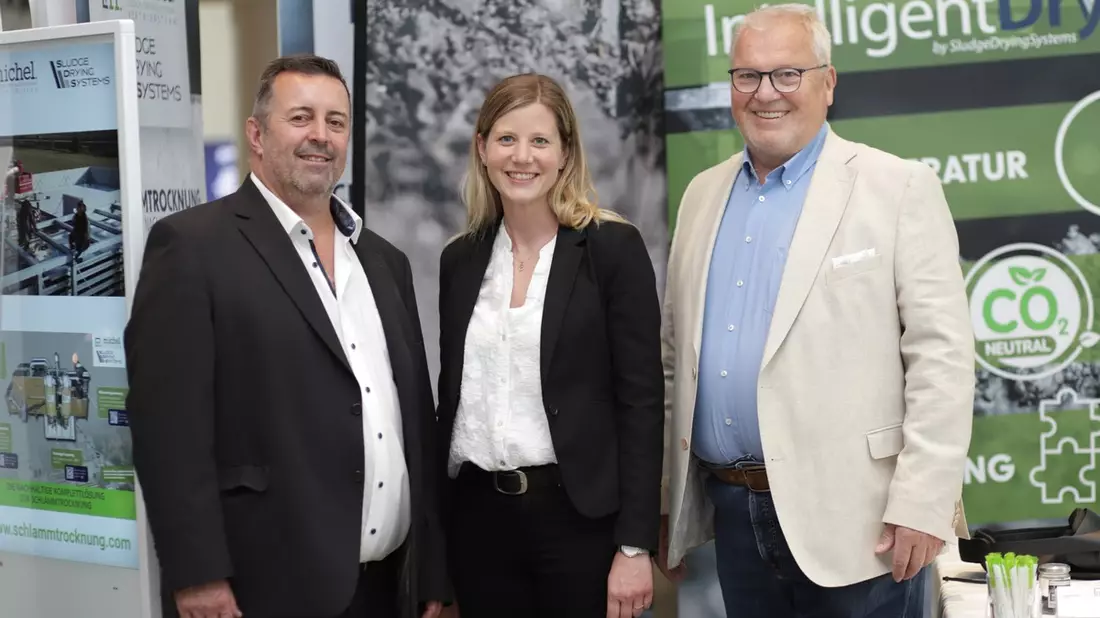 Technik trifft Herzblut: SLUDGE-DRYING-SYSTEMS michel gmbh setzt mit innovativen Lösungen Maßstäbe auf den 14. DWA-KlärschlammTagen in Würzburg - Bild: presseportal.de