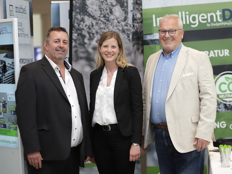 Technik trifft Herzblut: SLUDGE-DRYING-SYSTEMS michel gmbh setzt mit innovativen Lösungen Maßstäbe auf den 14. DWA-KlärschlammTagen in Würzburg - Foto: presseportal.de