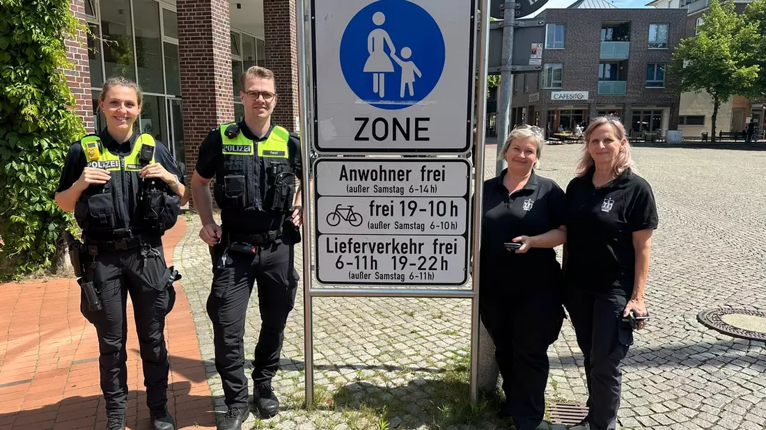 POL-ROW: ++ Gemeinsame Kontrollen: Polizei und Ordnungsamt sorgen für Sicherheit in der Innenstadt ++ Zeugenaufruf: Verkehrsunfallflucht in Brockel/Wensebrock ++ - Bild: presseportal.de