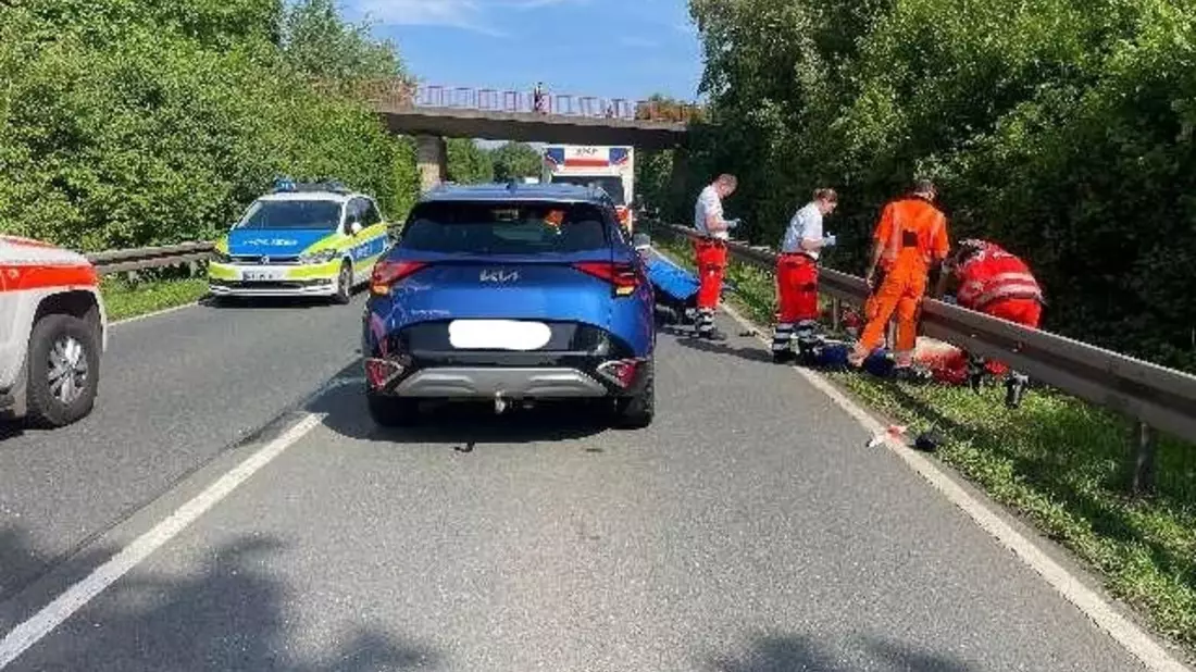 POL-NI: Verkehrsunfall Bundesstraße 83 - Bild: presseportal.de
