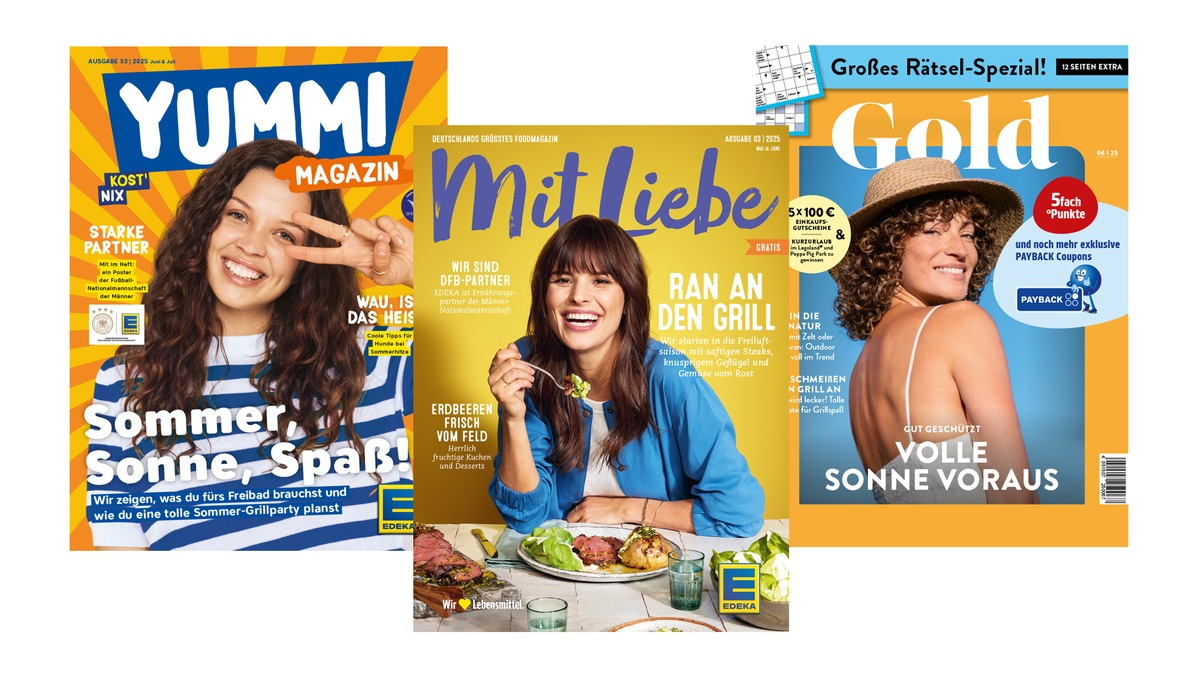 AWA 2025: EDEKA feiert deutlichen Reichweitenzuwachs für Kundenmagazin MIT LIEBE - Foto: presseportal.de