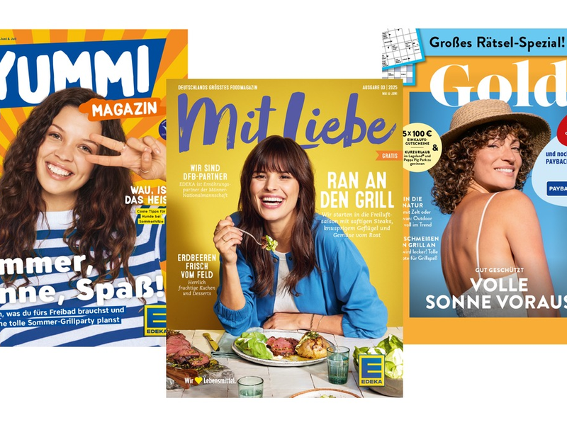 AWA 2025: EDEKA feiert deutlichen Reichweitenzuwachs für Kundenmagazin MIT LIEBE - Foto: presseportal.de